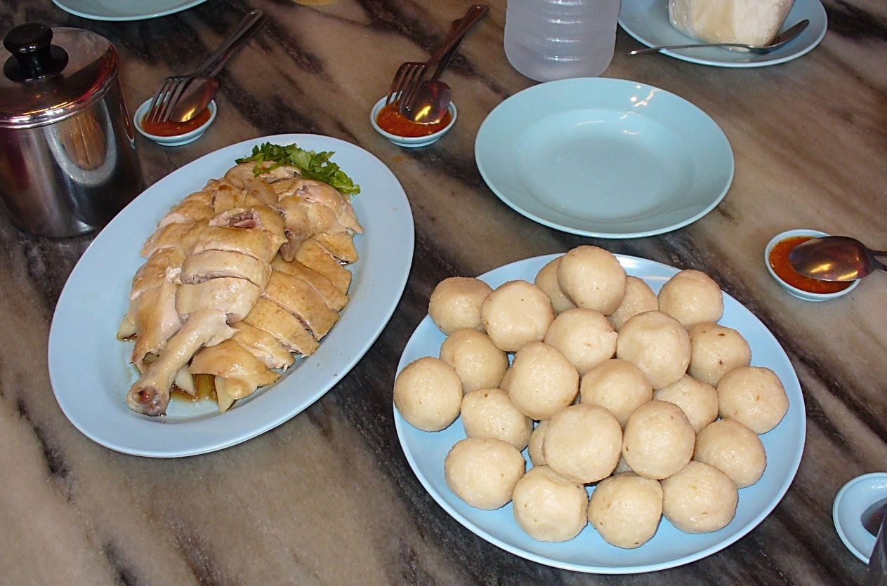 Chicken Rice Balls — Melaka food